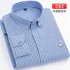 Spring Paul Embroidered Shirt Men's Casual Striped Fashion Light Business Long Sleeved