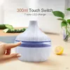 Umidificatori 300ml Moda Aria Aroma Diffusore di oli essenziali Led Aroma Aromaterapia Umidificatore Diffusore Oli Essenziali Aromaterapia #g30