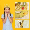 Bandanas Nuoy 4pcs Plastic Crown Crown Decor Party Prop per il compleanno di Halloween