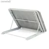 Tablet PC Stands Universal Folding Tablet PC Laptop Desk Lazy Stand Holder For Ipad Laptop Cooler Stand Base Desk Stand Holder Height AdjustableL231225