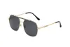 MU 선글라스 디자이너 여성 선글라스 타원형 프레임 안경 UV 뜨거운 판매 속성 제곱 선글라스 금속 LY1432
