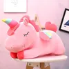 50 cm Nettes Einhorn Spielzeug Weiche Stofftier Peluche Gigantes Kissen Plüschtiere Dekoration Puppe Geschenk Für Kind Mädchen 231225