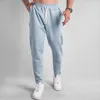 Calças masculinas engrossam esportes fitness running gink jogger atroger slim térmico ao ar livre calça casual para roupas masculinas