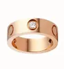 Stilista oro Midi Band amore Anelli Gioielli per amanti delle coppie Acciaio inossidabile CZ Pietre Promessa Anello Fedi nuziali con borsa7484765