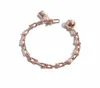 Ciondoli con lucchetto di alta edizione Catene rigide Bracciali Ciondoli con bracciale graduato Mothers039 Regalo per il giorno Gioiello di design placcato oro 18 carati9609245