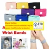 Náusea suporte de pulso esportes punhos pulseiras de segurança carsickness seasick anti movimento enjoo bandas de pulso gga527 200 pçs 12 ll