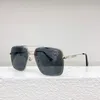 Okulary przeciwsłoneczne dla mężczyzn i kobiet projektanci 1616 Moda Popularność na zewnątrz w stylu plażowym anty-Uultraviolet Uv400 Plate metalowy kwadrat pełna ramka retro gogle whit pudełko