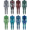 Kvinnors jumpsuits kvinnliga Rompers Ladies Sexy Club Onepieces Halloween Costumes Party Outfits 3D Tryckta kläder 231225