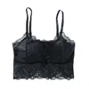 Bustiers Corsets Wireless Push Up for Women sexy deep v lace padded bralette softソフトチューブトップ女性の親密