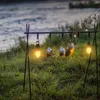 Lanternas portáteis penduradas com gancho mini luz de emergência tipo c lanterna de iluminação de carregamento à prova d'água para churrasco explorar