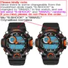 Smael regarde des hommes Military Army Watch LED Digital Mens Sports Wristwatch Male Gift Analog Shock Watch Relogio Masculino Reloj Ly192784