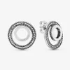 100% 925 Boucles d'oreilles de pote de logo argent sterling pave cubic zirconi la mode femme de mariage bijoux de mariage accessoires 286k