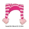 Berets Winter Knitted Hat For Halloween Clown Gifts Beanie Adults Kids