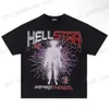 Hellstar Short Men's Plus T-Shirt عالي الجودة جودة الأكمام القصير المطبوعة من الملابس الأمريكية القصيرة الأكمام 382