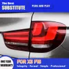 Accessoires de voiture Frein Inversion de parking à lampe de course à la lumière Running Forme pour BMW X5 F15 LET DE TAIR LED 14-18 Streamer Turn Signal Indicateur