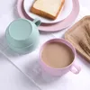 Mokken HealthNordic Style Plastic Milk Cups Eco-vriendelijke tarwebek Cup koffie thee drankje voor ontbijtmiddag mok