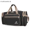 Bortkyror Vintage Nylon Fabric Handväska stor kapacitet Resande bagageväska män Multifunktion Sport Gym Bag Crossbody Shoulder Bag XA17B