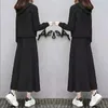 Work Dresses Woman Skirt Suit Superior Quality Spring/summer Hooded Drawstring Long Sleeve Letters Ladies Suits Drop WBX6018
