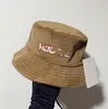 Corduroy Bucket Hat Mężczyzna i kobieca osobowość modna uliczna styl amerykańskiego retro rybakowy czapka