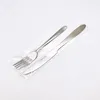 410 Stainless Steel Knife and Fork Hotel Western Food Tableware Set, Home Bare Steak Fork Two Piece Set