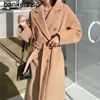 Top Luxury Coat Maxmaras 101801 Pure Wool Coat Original with lining high-end double-sided cashmere coat camel wool coat high version off-seasonMTSV