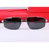 Gafas de sol 8200887 Armas de madera roja de calidad superior Hombres de lujo UV400 Conducción al aire libre Solar Vististes Pures hechos en Francia