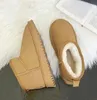 Designer Fluffy Snow Boots Mini Dames Winter Ug Australië Tasman-platform Ug Boot Fur Slipper enkelwolschoenen Sheepskin Leer Casual buiten 10a EUR 35-41