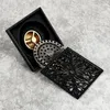 Shower Drains Square Bath Floor Drain Strainer Hair Catcher Brass Black Waste Grate Bathroom Accessorie 231225