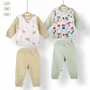 Set di abbigliamento per bambini set di biancheria intima calda set da bambino outfit da ragazzo tracce di sede inverno sport invernali abiti per bambini abiti per bambini 0-3 anni p7gi#