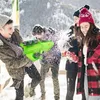 Snowball e Snow BallGuns Família Luta Armas de Bola de Neve Jogo Presentes de Natal para Crianças Inverno Ao Ar Livre Crianças Brinquedos 231225