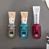 Pasta de dientes automática Dispensador de pared Montaje perezoso Soporte de dientes Accesorios de baño 1 PCS 231222