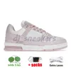 Hot Classic Luxury Designer Casual Chaussures Hommes Femmes Denim Toile Cuir Verni Noir Rose Blanc Bleu Vert Superpositions Sport En Plein Air Plateforme Baskets Baskets Baskets