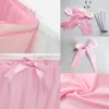 Gonna da tavolo Festa di nozze Rosa Bianco Tutu Tulle Stoviglie Panno Casa Compleanno Baby Shower Forniture Decor 231225