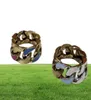 Mode nieuwste klassieke snoepkleur metalen ring met maat 2 kleuren in geschenkverpakking4846691