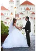Brilliant Tulle Sweetheart Neckline Ball Gown Wedding Dresses with Beadings & Rhinestones Top Bridal Gowns robe soiree courte et chic