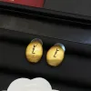 Luxury Earring Designer Earring Gold Stud Earings Women Girls Metal Ritning Ny Brand Button Designer Jewelry Earring Christmas Gift With Box G2312255PE-3