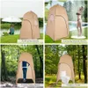 Unterstände Tragbares Outdoor-Campingzelt Bad Umkleidekabine Zelt Duschzelt Shelter Camping Strand Privatsphäre Toilette Campingzelt