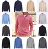 Hommes épais pull designer polo demi-fermeture à glissière Ralphs à capuche à manches longues tricoté cheval Twist col haut hommes femme Laurens broderie mode 6009ESS