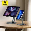 Tablet PC stands BaseUs Téléphone support stand en aluminium portable portable Tablet stand Port pour iPad iPhone 13 12 Samsung Mobile Phone Accessoriesl231225