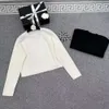 Loewee Sweater Designer Mode Dames Herfst/Winter Nieuw product Hoogwaardig reliëf Letter Gebreide trui voor luie stijl Los en slank