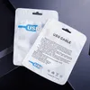Bolsa de embalagem de trava de plástico neutra Bolsa de acessórios CPP Bolsa para dados do cabo de fone de ouvido de dados carregador de cabo de cabo de cabo USB