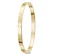 Mode mince amour chaîne en or bracelet vis bijoux créateurs bracelet or rose bracelets en platine cadeau titane acier adulte 365mm b8366176