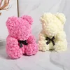 Kunstbloemen Rose Bear Rose Teddybeer voor vrouwen vriendin jubileum Kerst Valentijnsdag geschenken