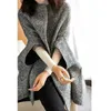 Italienisch klassischer Hochleistungsmitte gewebtes Plaid Grand Field Woolen Cape Style Coat