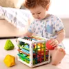 Färgglada formblock Sortering Game Baby Montessori Learning Educational Toys for Children Bebe Birth Inny 0 12 Månaders gåvor 231225