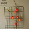 Decorative Flowers Simulated Fruits Pomegranate Home Decoration Wedding Handheld Lily Artificial Flower MW185