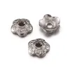 500st. Small Flower Bead Cap 304 Rostfritt stål End Tassel Caps för smycken som tillverkar DIY -armbandhalsband Fynd 231225