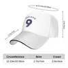 Ball Caps Haaland Number 9 Baseball Cap Trucker Hat Uv-bescherming Zonne-energie Dameshoeden Heren