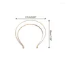Headpieces Y1ub DIY Material Dubbelskikt Holy Hair Hoop Washing Face Halloween Party Costume Headwear For Women