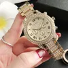 Montre-bracelets contena Silver Rose Gold Luxury Femmes Regardez les dames de la mode Quartz Diamond Wristwatch Bracelet féminin élégant Reloj